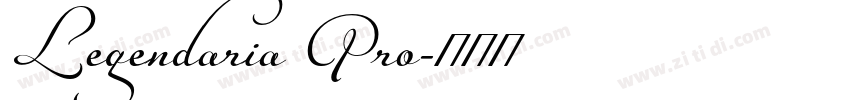 Legendaria Pro字体转换